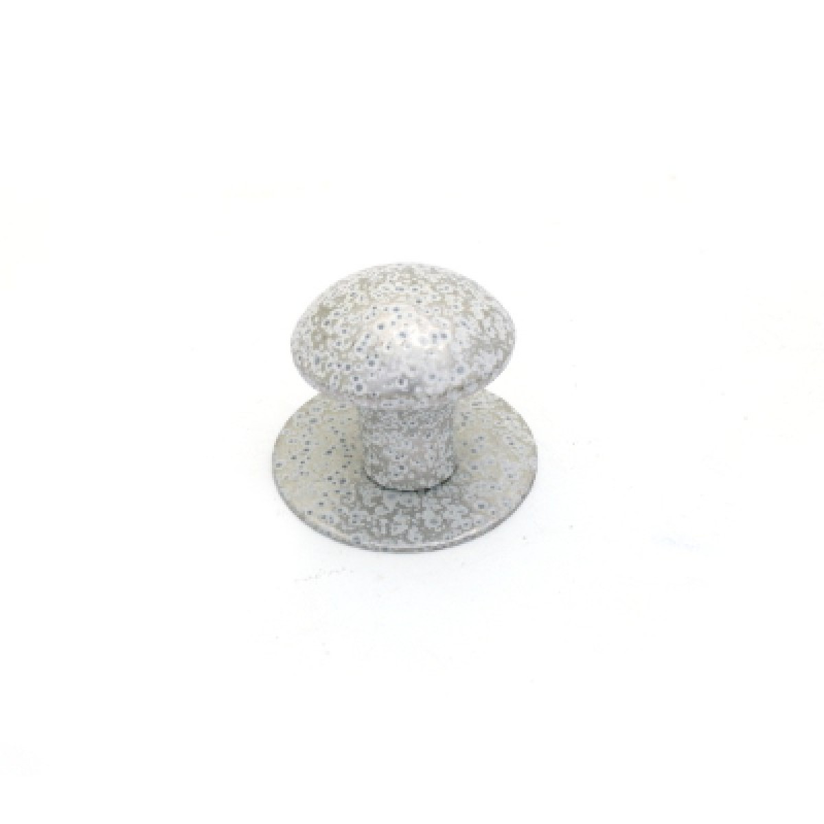 Ручка-кнопка мебельная металл РКК-3 (ант/серебро)-0